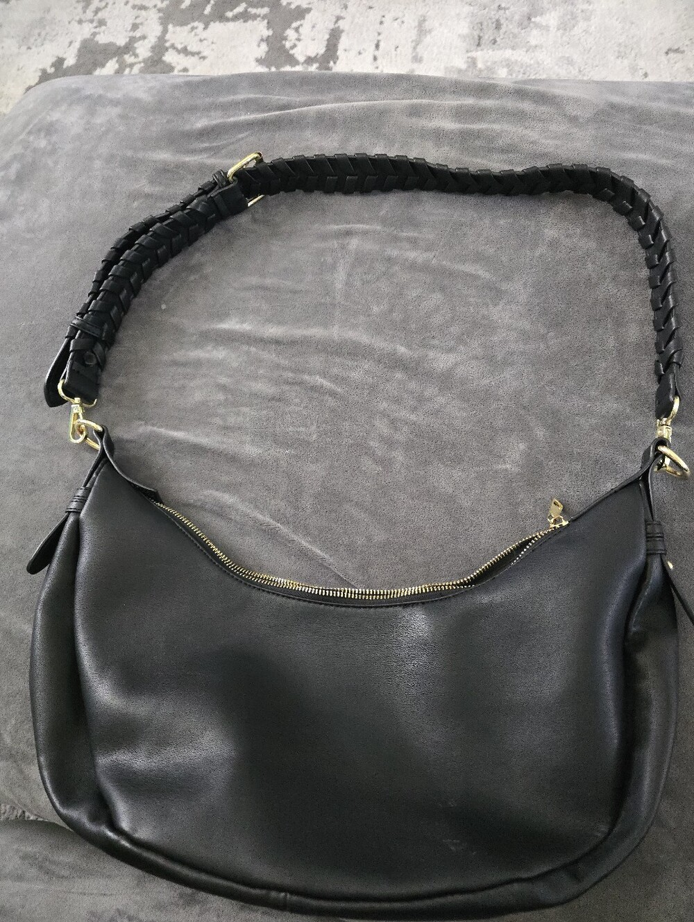 Jules Kae Zola Crossbody Purse Vegan Leather Black